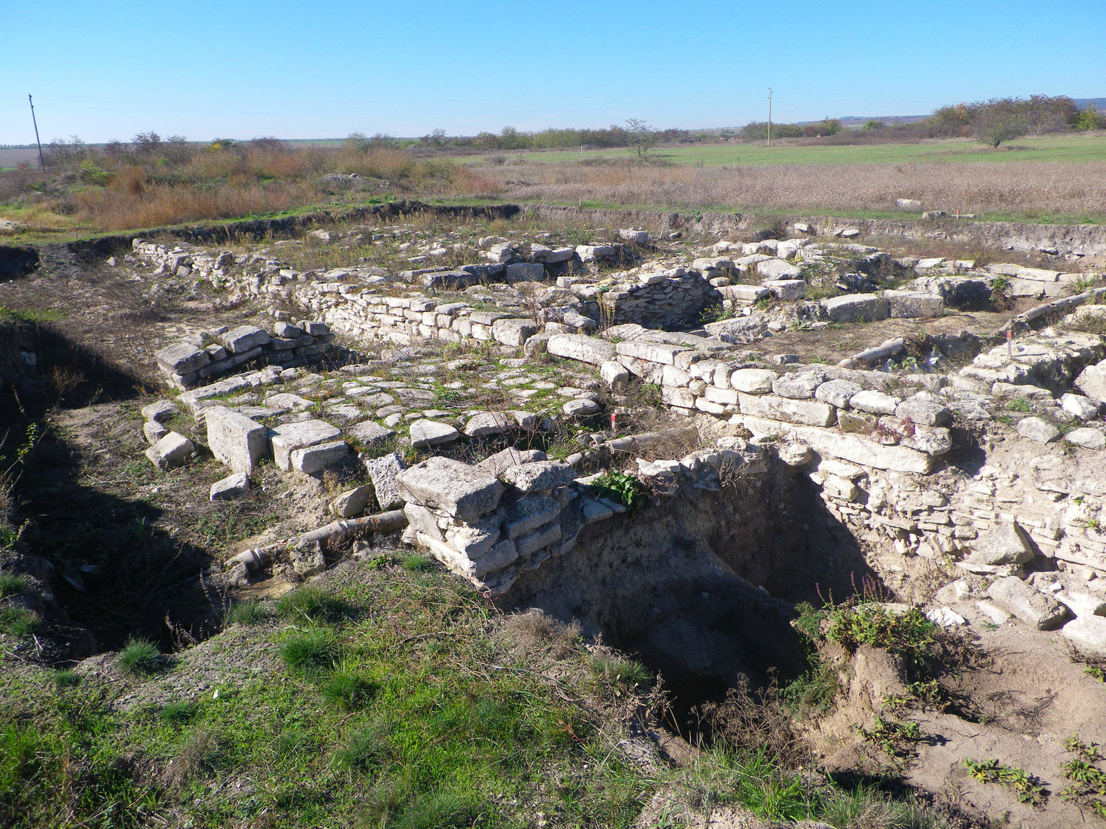 Pliska - pont de la porte sud.