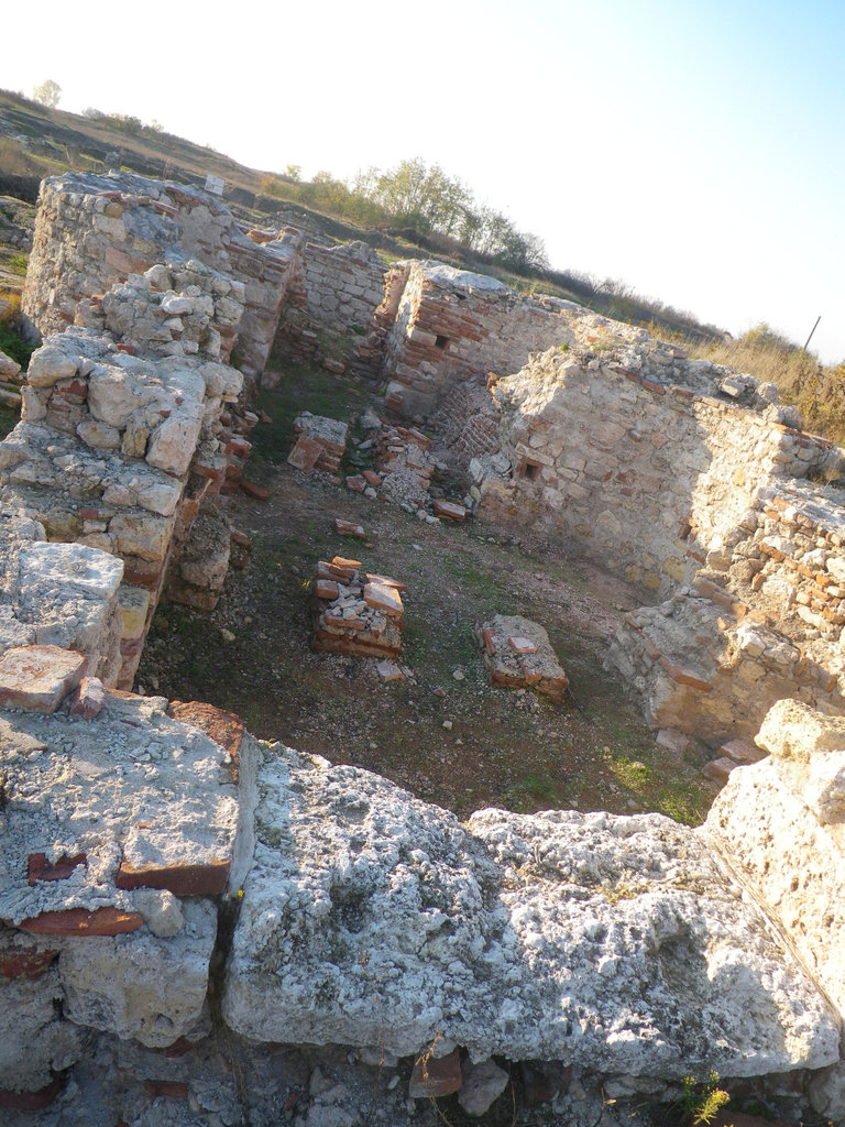 Oescus : pilettes d'hypocauste.