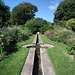Water feature in the walled garden