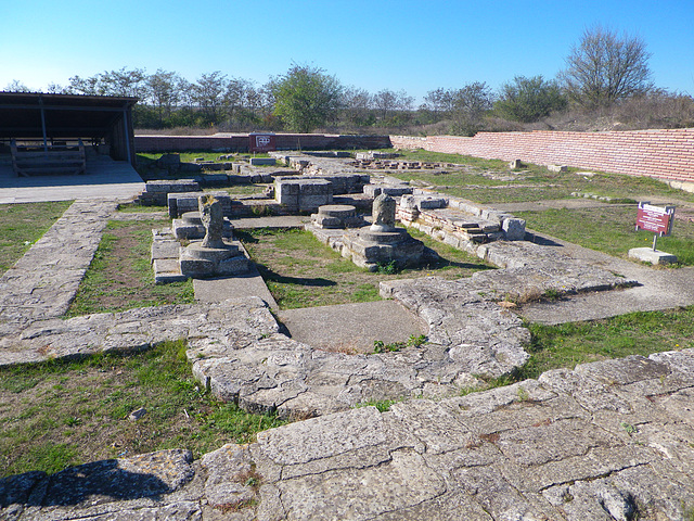 Pliska - église de la citadelle.