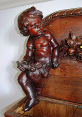 Detail of Edwardian Altar, All Saints Church, Hemley, Suffolk