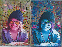 Postcard portraits for a teen friend 2