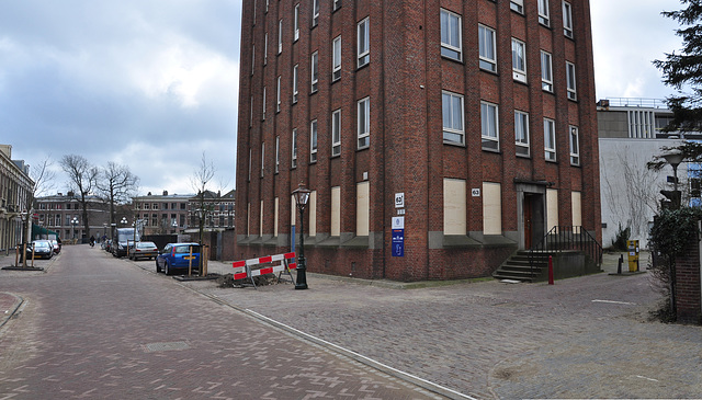 View of the old Biology department buildings of Leiden University