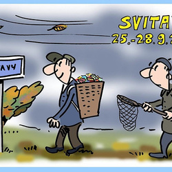 Bildkarto de Pavel Rak okaze de la Tutŝtata filatela ekspozicio en Svitavy