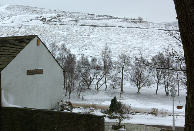 The Snake Pass bend above Glossop Golf Course