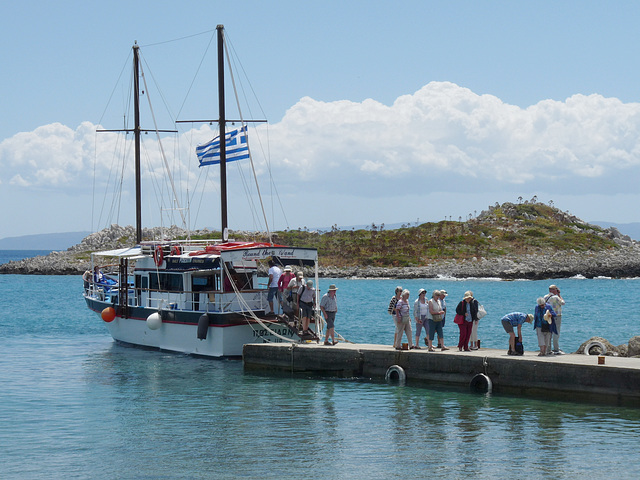 Arriving for a Barbecue on Sesklia