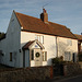 Anchor Cottages and garden walls. The Street. Walberswick (1)