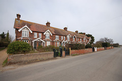 The Terrace and garden walls. The Street. Walberswick. Suffolk (6)