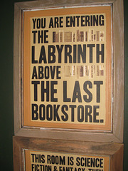 Signage at the Last Bookstore, Los Angeles