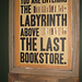 Signage at the Last Bookstore, Los Angeles