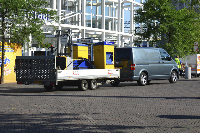 Ticket machines on the move