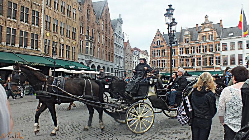 Beau Dimanche...Calèche a Bruges.