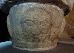 puncknowle church, dorset,the base of the norman font looks like another c12  bowl brought from bexington after the french destroyed the church there.