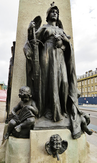 edward VII memorial water fountain, whitechapel road, london