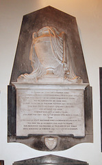 Memorial to Thomas and Elizabeth Harrison, Dilhorne Church, Staffordshire