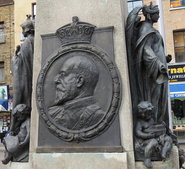 edward VII memorial water fountain, whitechapel road, london