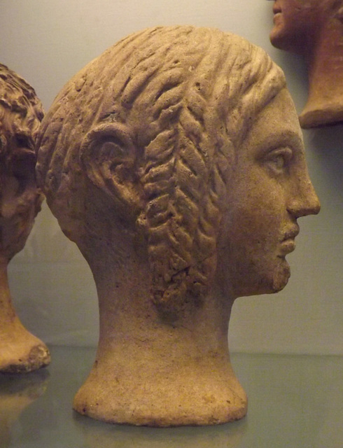 Terracotta Half-Head of a Girl in the British Museum, May 2014