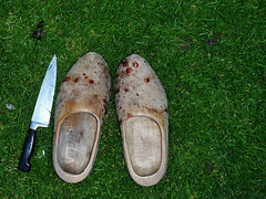 bloody clogs