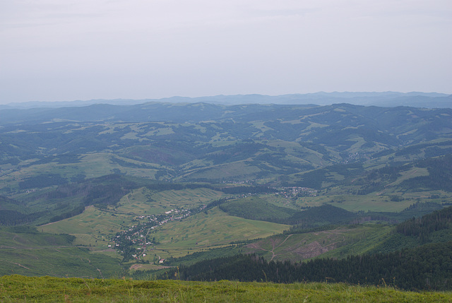 Blick von Polonina Borschawa