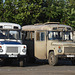 Zestaponi- Buses Awaiting the Workers