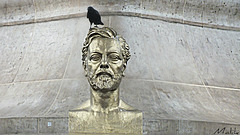 le buste de l'ingénieur Gustave Eiffel