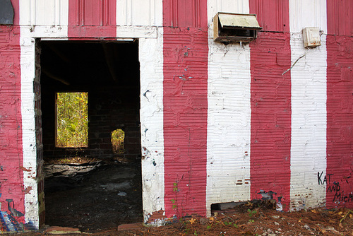 Striped barn