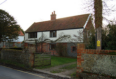 Old Farm and Garden walls, The Street, Walberswick
