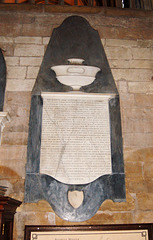 Monument, Beverley Minster, East Riding of Yorkshire