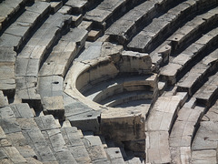 Amphitheatre detail at Pamukkale