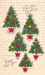 Yuletide wall