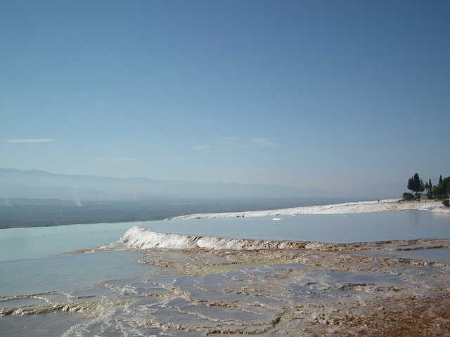 Travertines at Pamukkale, Tirkey