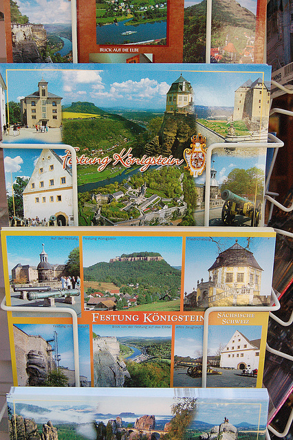 poŝtkartoj de la fortikaĵo Reĝoŝtono