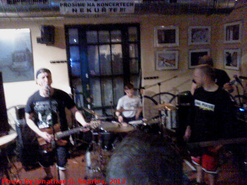 New Hate Rising at Cafe na pul Cesty, Pankrac, Prague, CZ, 2013