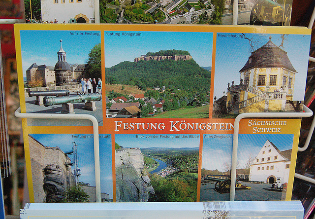 poŝtkarto de la fortikaĵo Reĝoŝtono
