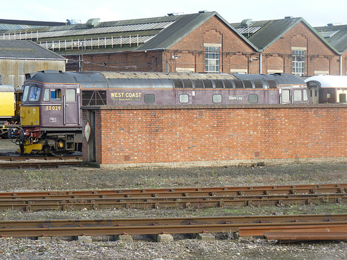 33029 'Glen Loy' at Eastleigh (2) - 24 October 2013