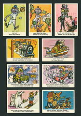 Weird-ohs bubblegum cards - 1965