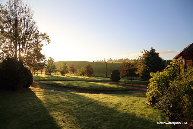 A great start to a glorious Autumn morning