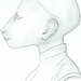Penciled Bust in Profile
