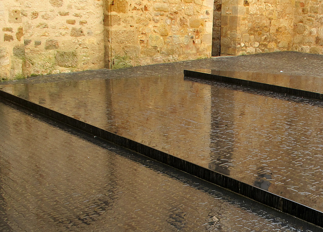 La place des écritures, Figeac, Lot, Midi-Pyrénées, France