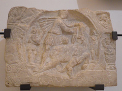 Plaque votive à Mithra.