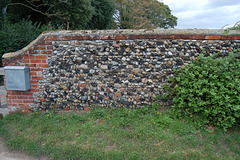 Boundary Wall. The Stables. The Street. Walberswick, Suffolk (2)