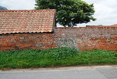 Boundary Wall. The Stables. The Street. Walberswick, Suffolk (4)