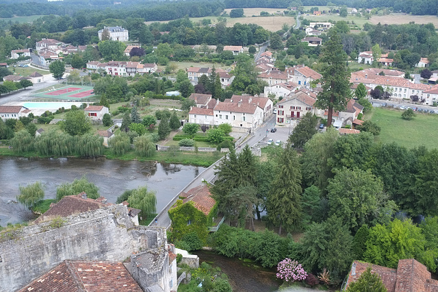 Bourdeilles vu du donjon