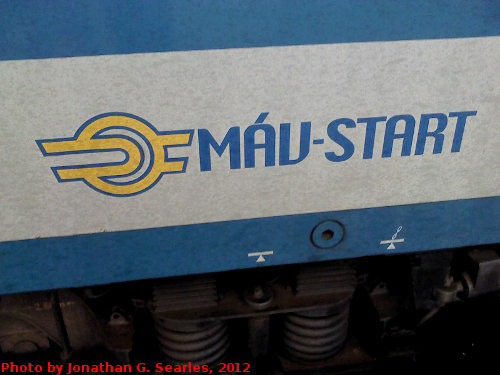 MAV Start Logo, Praha Hlavni Nadrazi, Prague, CZ, 2012