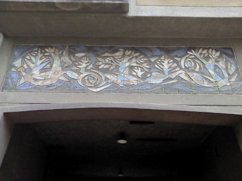 Mosaic on Building, Picture 2, Brno, Moravia (CZ), 2012