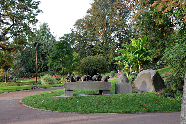 La mémoire des crapauds- Sculpture monumentale de Mark Brusse - 1996