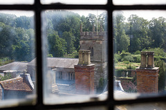 Coughton Court, viewed from the watch tower.