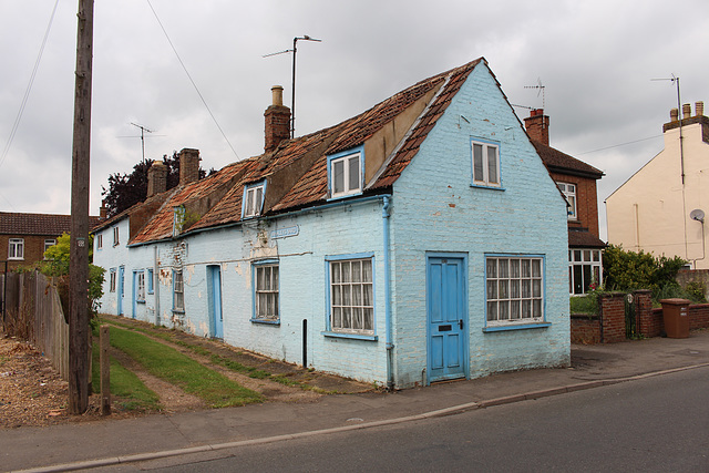 Derelict House, Whaleys Yard, High Street, Chatteris, Cambridgeshire