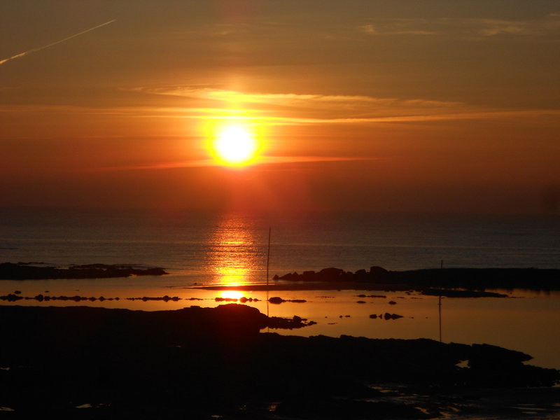 le soleil descend