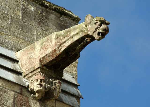 Gargoyle at Bayeux Cathedral - September 2010